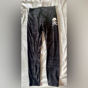 Lululemon x Soul Cycle Skull Leggings